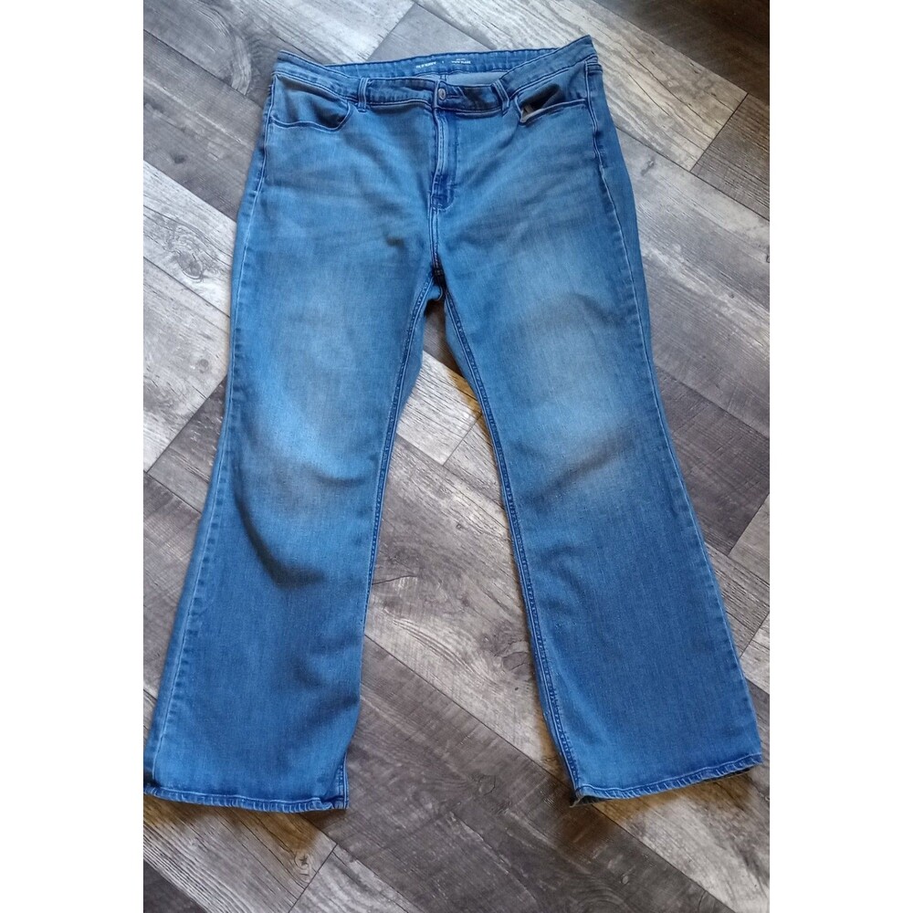 Old Navy Women's 18 High Rise Wow Flare Blue Jeans
